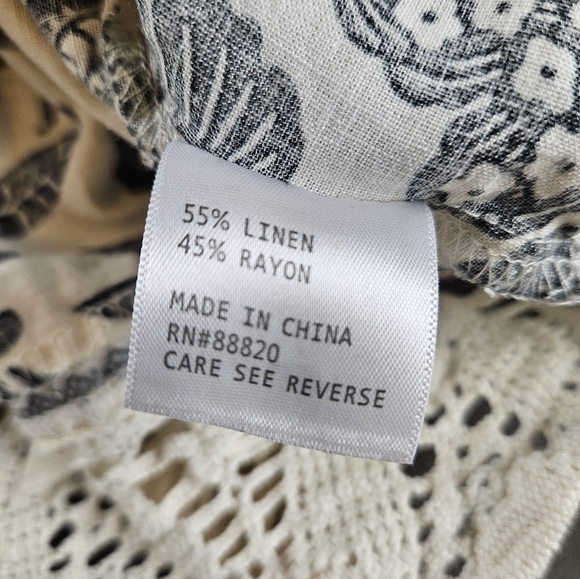 Cropped floral top - Picture 6 of 8